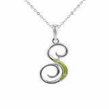 Alphabet Memorial Ashes Pendant - Letter S - Cherished Urns