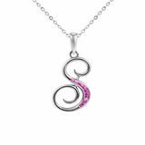 Alphabet Memorial Ashes Pendant - Letter S - Cherished Urns