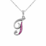 Alphabet Memorial Ashes Pendant - Letter T - Cherished Urns