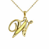 Alphabet Memorial Ashes Pendant - Letter W - Cherished Urns