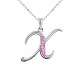 Alphabet Memorial Ashes Pendant - Letter X - Cherished Urns