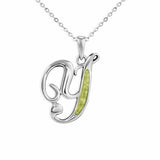 Alphabet Memorial Ashes Pendant - Letter Y - Cherished Urns