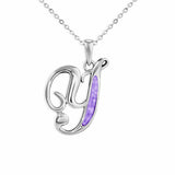 Alphabet Memorial Ashes Pendant - Letter Y - Cherished Urns