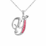 Alphabet Memorial Ashes Pendant - Letter Y - Cherished Urns