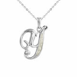 Alphabet Memorial Ashes Pendant - Letter Y - Cherished Urns