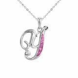 Alphabet Memorial Ashes Pendant - Letter Y - Cherished Urns