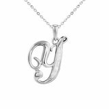 Alphabet Memorial Ashes Pendant - Letter Y - Cherished Urns