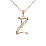 Alphabet Memorial Ashes Pendant - Letter Z - Cherished Urns