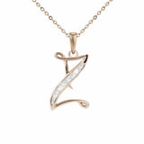 Alphabet Memorial Ashes Pendant - Letter Z - Cherished Urns