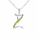 Alphabet Memorial Ashes Pendant - Letter Z - Cherished Urns