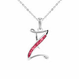Alphabet Memorial Ashes Pendant - Letter Z - Cherished Urns