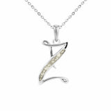 Alphabet Memorial Ashes Pendant - Letter Z - Cherished Urns