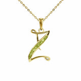Alphabet Memorial Ashes Pendant - Letter Z - Cherished Urns