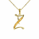 Alphabet Memorial Ashes Pendant - Letter Z - Cherished Urns
