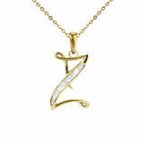 Alphabet Memorial Ashes Pendant - Letter Z - Cherished Urns