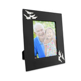 Going Home Black & Nickel Matt Photoframe - Cherished Urns