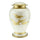Going Home Adult Cremation Urn in White Pearl & Bronze for Ashes - Cherished Urns