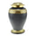 Polkerris Blue Speckled with Brass Engraved Band Adult Cremation Urn for Ashes - Cherished Urns