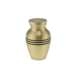 Polurrian Keepsake Classic Brushed Bronze Adult Cremation Urn - Cherished Urns
