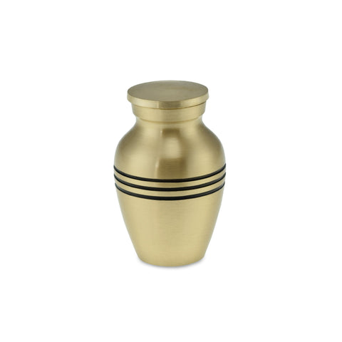 Polurrian Keepsake Classic Brushed Bronze Adult Cremation Urn - Cherished Urns