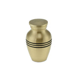 Polurrian Keepsake Classic Brushed Bronze Adult Cremation Urn - Cherished Urns