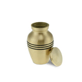 Polurrian Keepsake Classic Brushed Bronze Adult Cremation Urn - Cherished Urns
