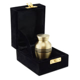Polurrian Keepsake Classic Brushed Bronze Adult Cremation Urn - Cherished Urns