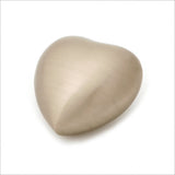 Brass Heart Keepsake Pet Urn - 3.5-inches - Pewter finish in Presentation Box - Cherished Urns