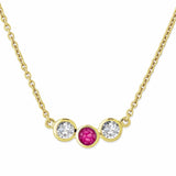 Ladies Three Of Us Memorial Ashes Necklace - Cherished Urns