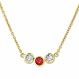 Ladies Three Of Us Memorial Ashes Necklace - Cherished Urns