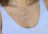 Self-fill Key to my Heart Cremation Ashes Pendant - Cherished Urns