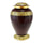 Towan Polished Rust Ornate Brass Banded Adult Cremation Urn for Ashes - Cherished Urns