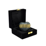 Lansallos Grey Heart Keepsake Adult Urn - Cherished Urns
