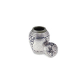 Porth Teddy Bear Brass Child Keepsake / Miniature Urn in Blue - Cherished Urns