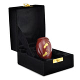 Footsteps Brass Child Keepsake / Miniature Urn in Garnet - Cherished Urns