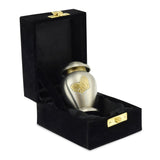Butterfly Brass Adult Keepsake / Miniature Cremation Urn in Pewter - Cherished Urns