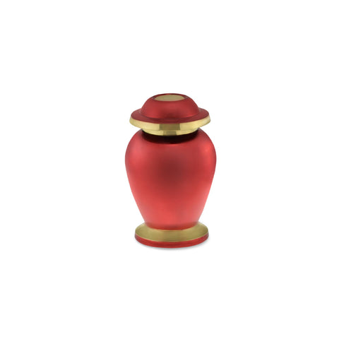 Prussia Keepsake Polished Candy Red Adult Cremation Urn - Cherished Urns