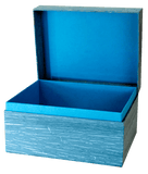 Earthurn Chest Biodegradable Urn- Antique Turquoise Blue - Adult - Cherished Urns