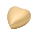 Brass Heart Keepsake Pet Urn - 3.5-inches - Bronze finish in Presentation Box - Cherished Urns