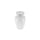 Flourish Metal Adult Keepsake / Miniature Cremation Urn for Ashes in Matt White - Cherished Urns