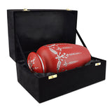 Flourish Metal Adult Cremation Urn for Ashes in Matt Red - Cherished Urns