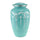 Flourish Metal Adult Cremation Urn for Ashes in Teal - Cherished Urns