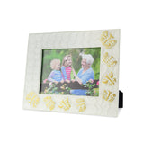 Kaleidoscope White Pearl Butterfly Photoframe - Cherished Urns