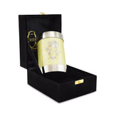 Bloom Yellow Patterned With Rose Tea Light Cremation Urn Keepsake - Cherished Urns