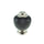 Dawlish Brass Adult Keepsake / Miniature Cremation Urn for Ashes in Black - Cherished Urns