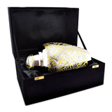 Clovelly Brass Adult Cremation Urn for Ashes in Gold & Silver - Cherished Urns