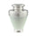 Budleigh Brass Adult Cremation Urn for Ashes in Gloss White - Cherished Urns