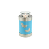 Blue Butterfly Tea Light Cremation Urn Keepsake - Cherished Urns