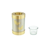 Pewter Butterfly Tea Light Cremation Urn Keepsake - Cherished Urns