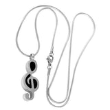 Music Note Memorial Ash Keepsake Cremation Pendant - Cherished Urns